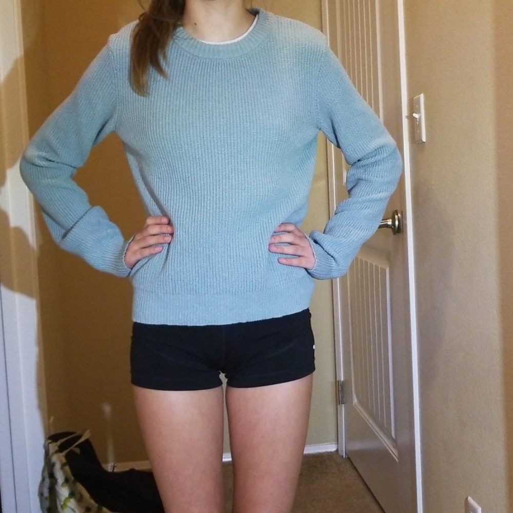 Blue sweater